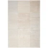 Nourison Home Splash BSK04 Beige Silver 5 ft. 3 in. X 7 ft. 3 in. Area Rug