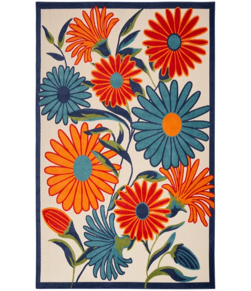 Nourison Aloha Multicolor ALH33 10 ft. X 14 ft. Rectangle Rug