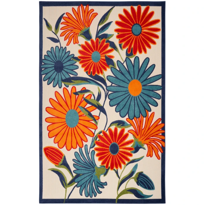 Nourison Aloha Multicolor ALH33 10 ft. X 14 ft. Rectangle Rug