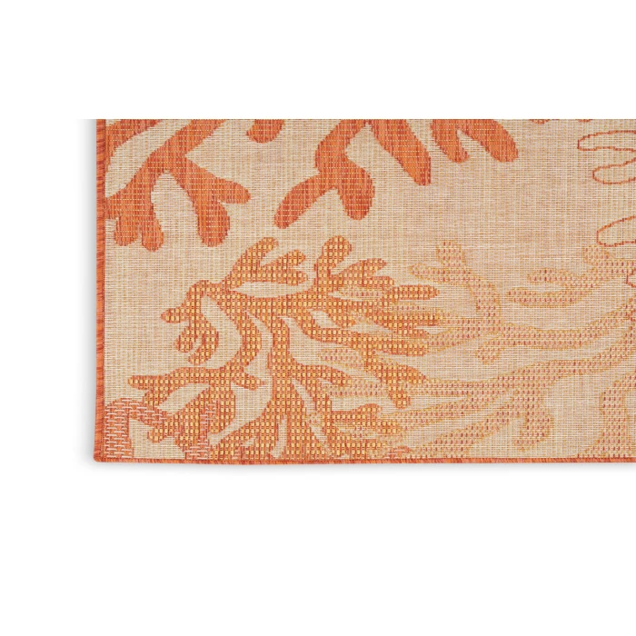Nourison Garden Oasis Coral GOA05 9 ft. X 12 ft. Rectangle Rug