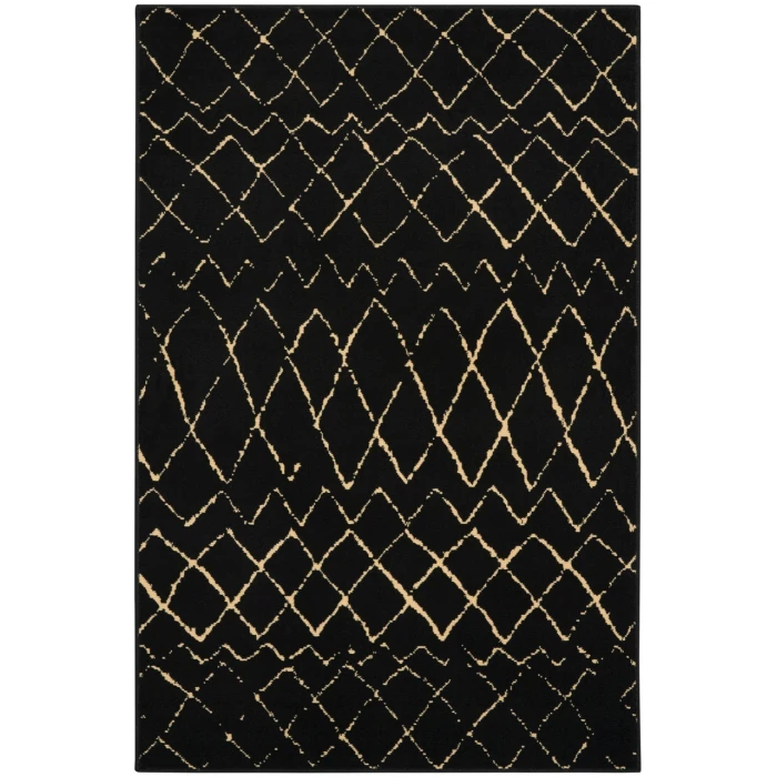 Nourison Grafix Area Rug GRF04-Black