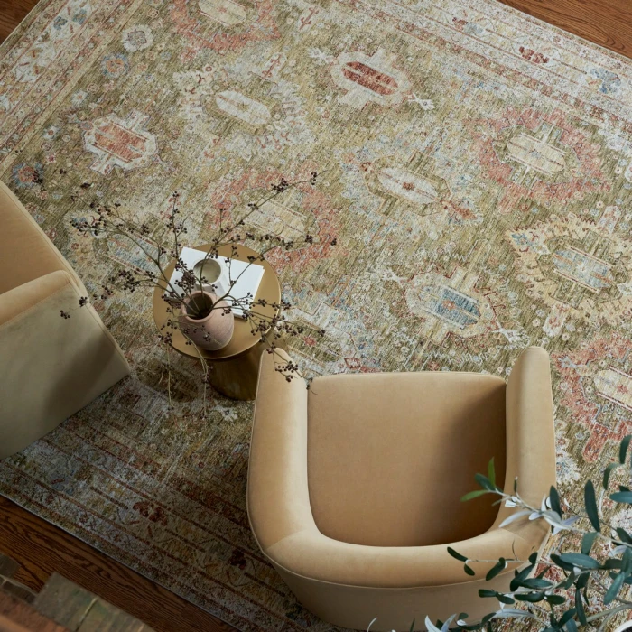 Nourison Sahar Green SHR01 8 ft. X 10 ft. Rect. Rug