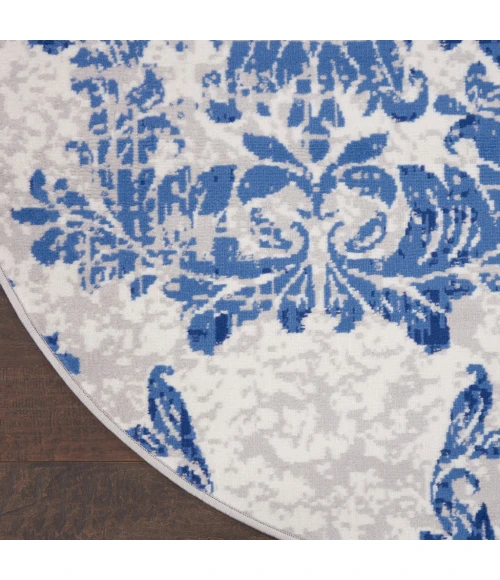 Nourison Whimsicle Area Rug WHS11-Ivory Navy