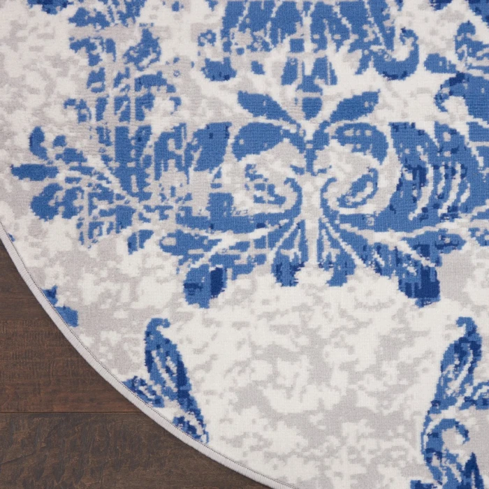 Nourison Whimsicle Area Rug WHS11-Ivory Navy