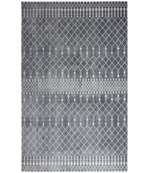 Nourison Astra Machine Washable Denim ASW10 7 ft. 10 in. X 10 ft. Rectangle Rug