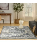 Nourison Quarry Navy Ivory QUA18 4 ft. X 6 ft. Rect. Rug