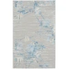 Calvin Klein CK005 Enchanting ECH01 Grey Sky 3 ft. 2 in. X 5 ft. Area Rug
