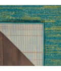 Nourison Essentials Blue Green Area Rug NRE01-Blue Green