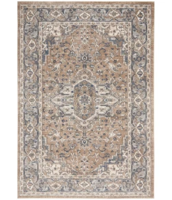 Nourison Home Quarry QUA05 Beige Grey 5 ft. 3 in. X 7 ft. 3 in. Area Rug