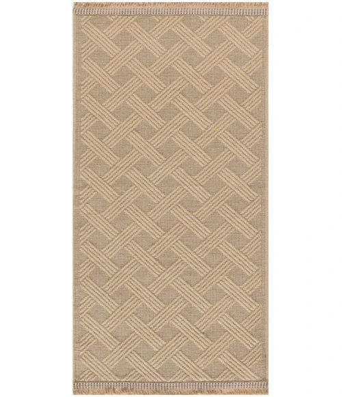 Nourison Washable Jute Natural WSJ02 2 ft. X 4 ft. Rect. Rug
