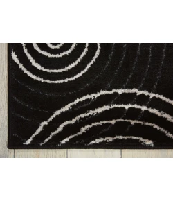 Nourison Studio Black STU03 2ft.2in. x 7ft.3in. Rect. Rug
