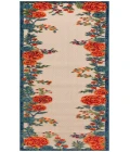 Nourison Aloha Ivory Multicolor ALH32 2 ft. X 6 ft. Rectangle Rug