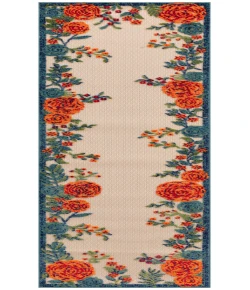 Nourison Home Aloha ALH32 Ivory Multicolor 2 ft. X 6 ft. Area Rug