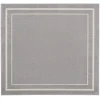 Nourison Home Nourison Essentials NRE02 Grey/Ivory 5 ft. Square Area Rug