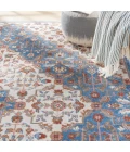 Nourison Elation Area Rug ETN08 Ivory Blue 7'10" x 9'10"