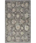 Nourison Oushak Home Charcoal OUS01 5 ft. 5 in. X 7 ft. 3 in. Rectangle Rug