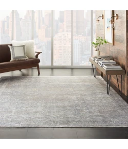 Nourison Home Starry Nights STN03 Silver/Cream 9 ft. 10 in. X 12 ft. 6 in. Area Rug