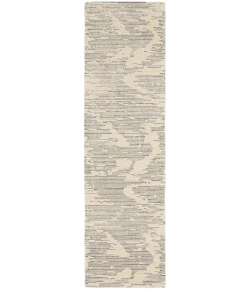 Michael Amini Ma30 Star SMR02 Ivory/Grey 2 ft. 3 in. X 8 ft. Area Rug