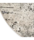 Nourison Quarry Ivory Blue Grey QUA01 8 ft. X Round Rug