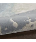 Nourison Prismatic Area Rug PRS19 Seafoam/Silver 9'9" x 13'9"