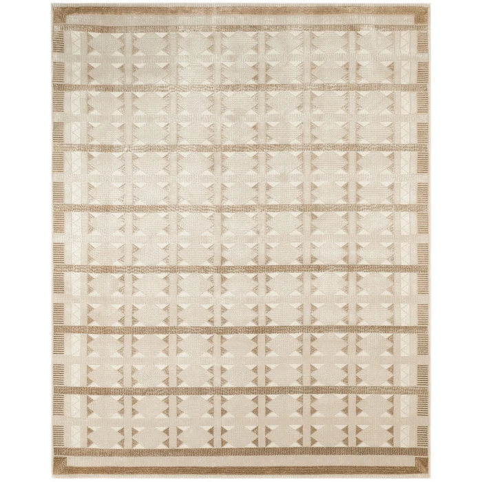 Nourison Nordic Taupe NRC06 8 ft. X 10 ft. Rect. Rug