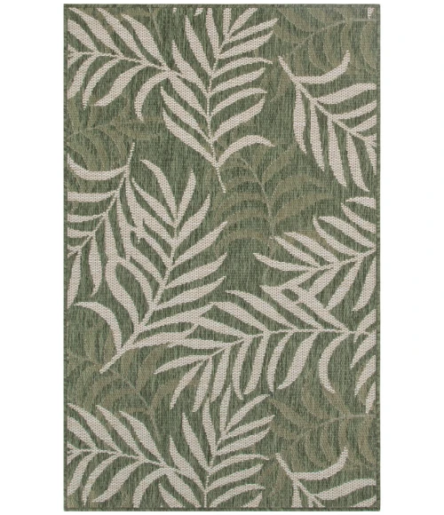 Nourison Garden Oasis Green Ivory GOA01 3 ft. X 5 ft. Rectangle Rug