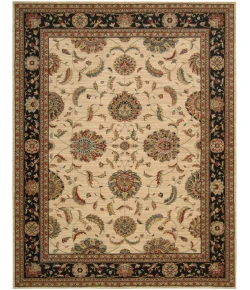 Nourison Home Living Treasures Cream / Ivory LI04 7ft.6in. x 9ft.6in. Rect. Rug