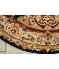 Nourison 2000 Round Area Rug 2028-Black
