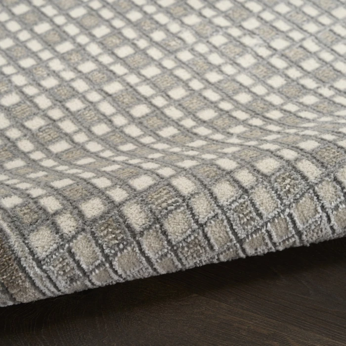 Nourison Nordic Ivory Grey NRC03 10ft. x 14ft. Rect. Rug