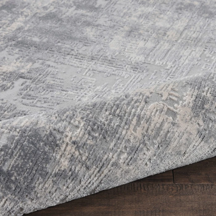 Nourison Rustic Textures Runner Area Rug RUS01-Ivory/Silver