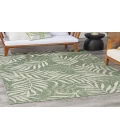 Nourison Garden Oasis Green Ivory GOA01 6 ft. X 9 ft. Rectangle Rug