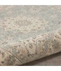 Nourison Living Treasures Area Rug LI15-Aqua/Ivory