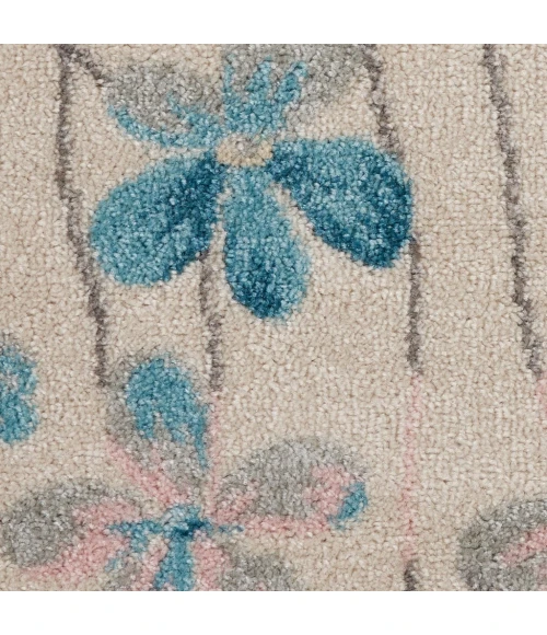 Nourison Tranquil Round Area Rug TRA04-Ivory