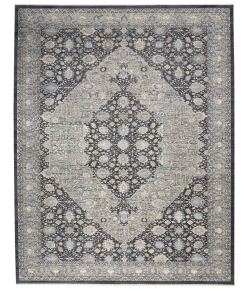 Nourison Home Starry Nights STN11 Grey/Blue 8 ft. X 10 ft. Area Rug