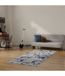 Nourison Home Imagination IMA22 Blue 6 ft. 6 in. X 9 ft. 2 in. Area Rug
