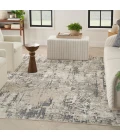 Nourison Quarry Ivory Blue Grey QUA01 5 ft. X 7 ft. Rect. Rug