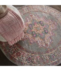 Nourison Passion Round Area Rug PSN03-Grey