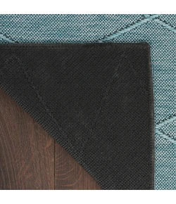 Nourison Home Washable Solutions WSL01 Aqua 10 ft. X 14 ft. Area Rug