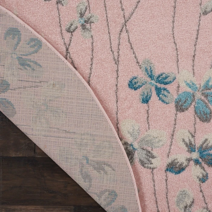 Nourison Tranquil Round Area Rug TRA04-Pink