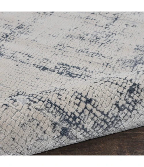 Nourison Rustic Textures Runner Area Rug RUS06-Ivory/Blue