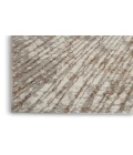 Inspire Me! Home Décor Metallic Grey Mocha MTL01 6 ft. X 9 ft. Rectangle Rug