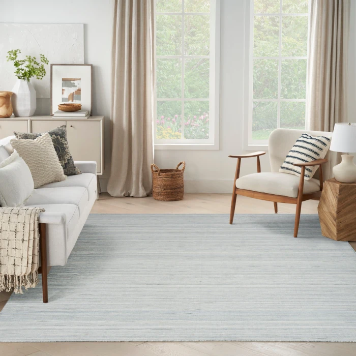 Nourison Interweave Area Rug IWV01 Light Blue