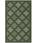 Nourison Easy Care Green NES01 2 ft. X 4 ft. Rectangle Rug