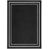 Nourison Home Nourison Essentials NRE02 Black Ivory 5 ft. X 7 ft. Area Rug