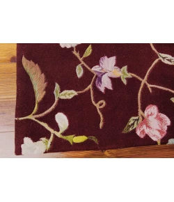 Nourison Home Julian Burgundy JL45 3ft.6in. x 5ft.6in. Rect. Rug