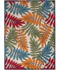 Nourison Aloha Area Rug ALH18 Multicolor 9' x 12'