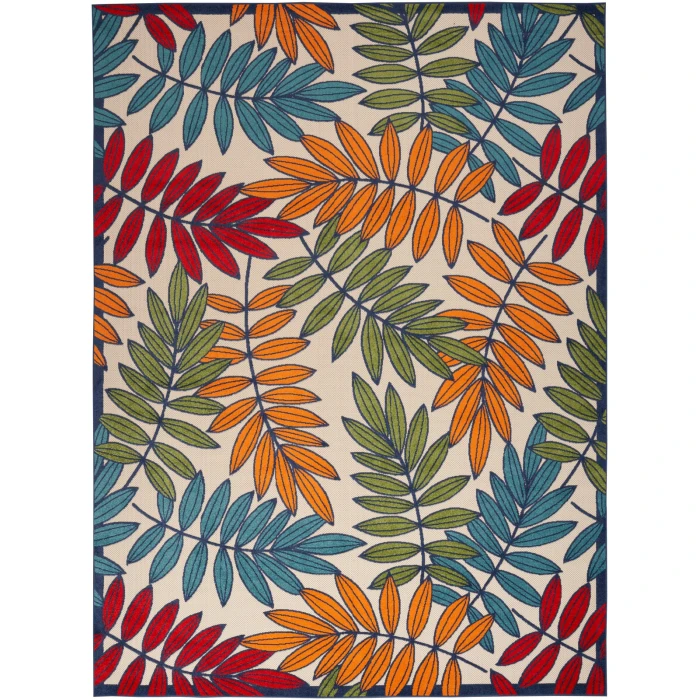 Nourison Aloha Area Rug ALH18 Multicolor 9' x 12'