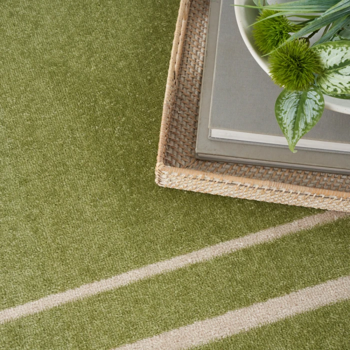 Nourison Nourison Essentials Area Rug NRE02 Green Ivory