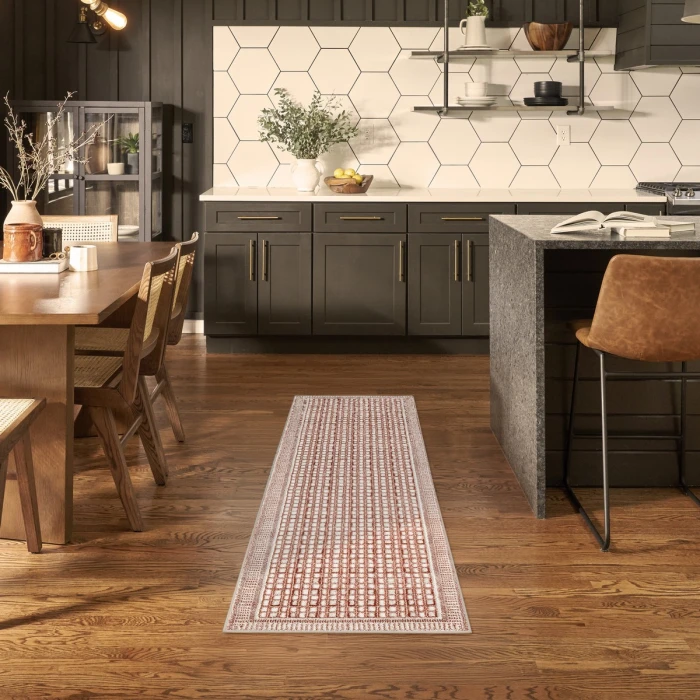 Nourison Nordic Brick Ivory NRC03 2 ft. X 6 ft. Rect. Rug