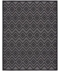Nourison Versatile Area Rug NRV01 Charcoal/Black